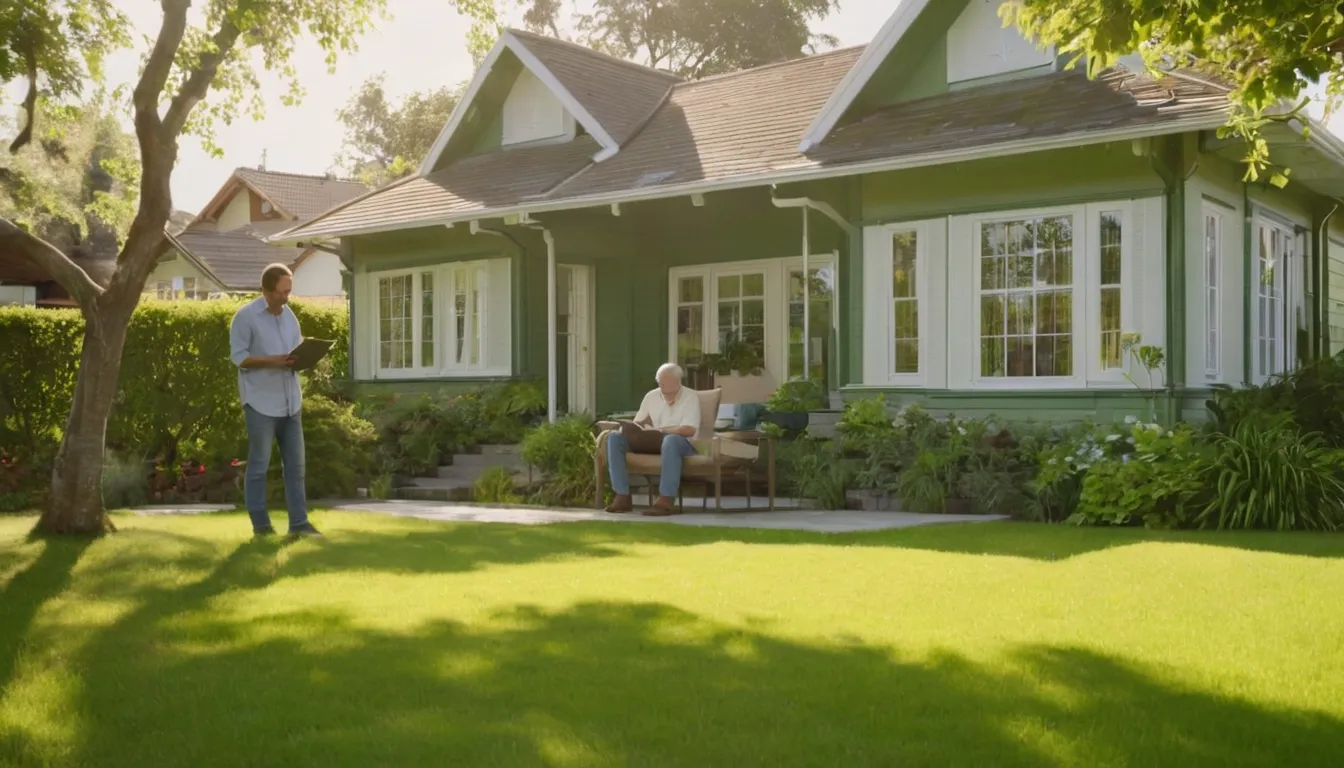 Homeowner and provider discussing a septic quote in the Rancho Cucamonga area